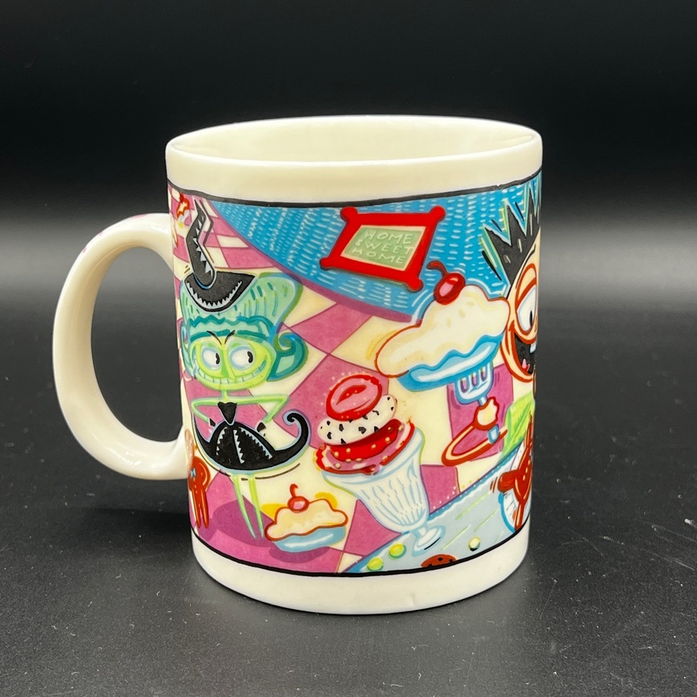 HANSEL AND GRETEL Mug Cup Martin Ansolabehere FUN, Colorful, Weird 4" x 3"